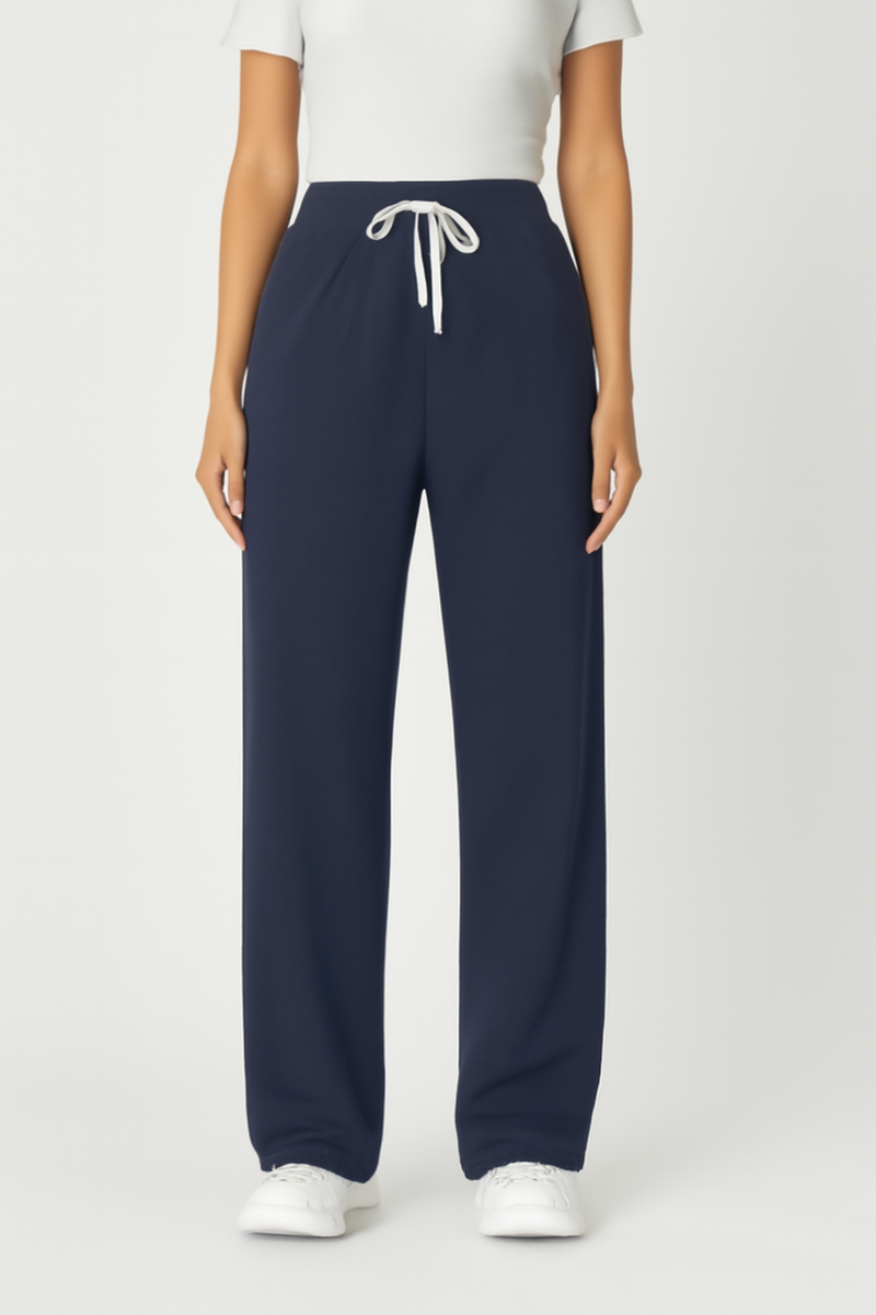 Hoge Taille Wijde Pijpen Joggingbroek – Naomi