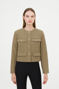 Zakelijke Blazer met Metalen Knopen – Diana