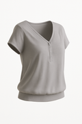 Zomers dames T-shirt met flatterende snit – Lotte