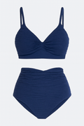 Bikini dames hoog getailleerd ruches flatterend – Noelia