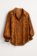 Boho blouse met natuurprint voor dames – Yara
