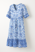 Boho Maxi Jurk Dames Bloemenprint Comfort V-Hals – Soraya