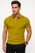 Heren Poloshirt van Ademend Katoen met Tijdloos Design – Levaro