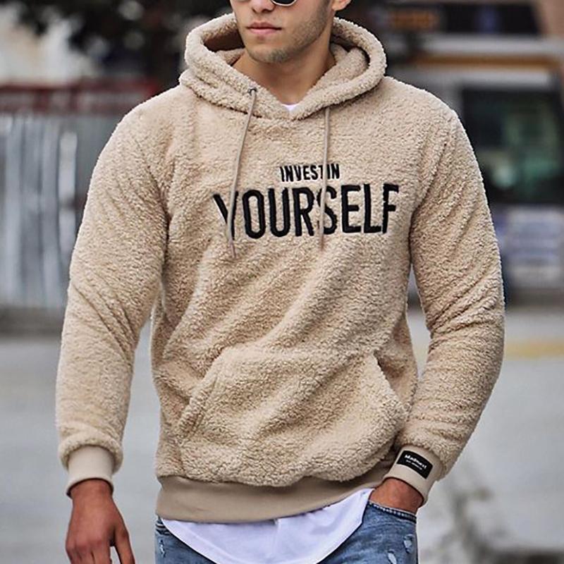 Warme heren hoodie met comfortabele pasvorm – Milan