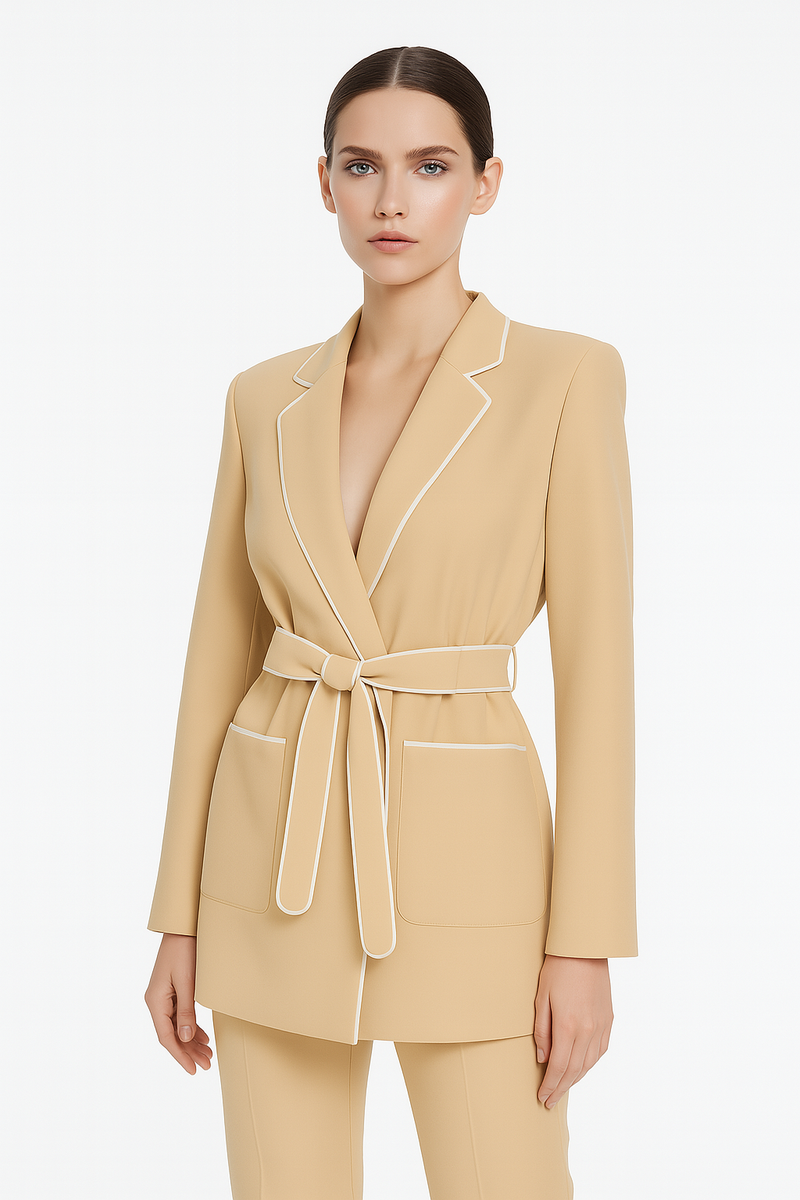 Casual Blazer met Moderne Pasvorm – Mela