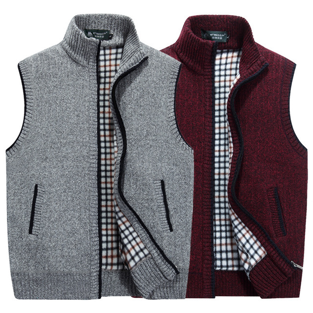Stijlvol mouwloos heren sweater vest – Damian