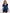 Denim Mini Jurk met Pofmouwen en Knoopdetails – Fay