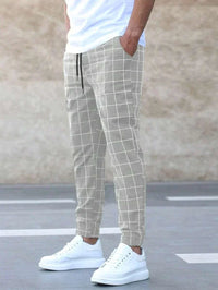 Casual Broek met Rasterpatroon voor Heren – Samze