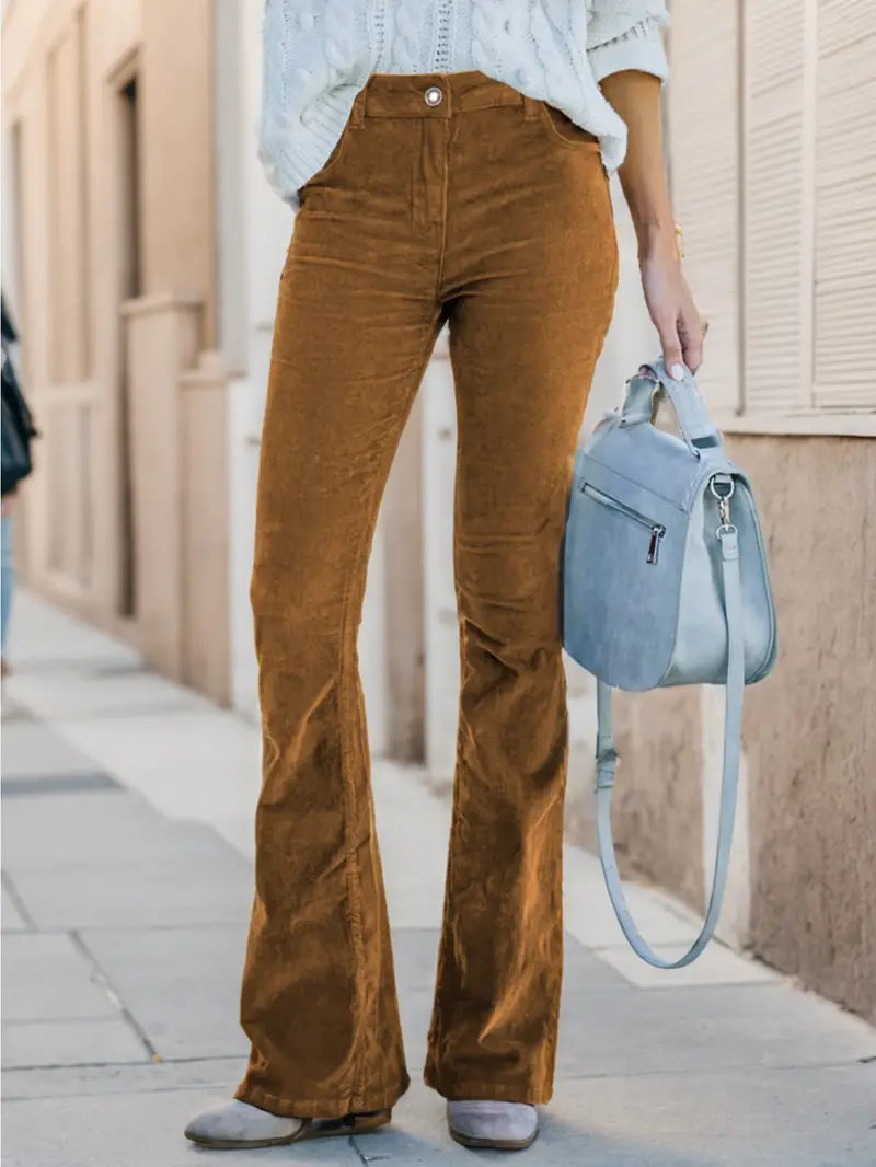 Casual Stijlvolle Corduroy Broek - Linda