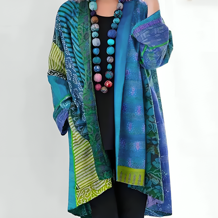 Dames vest met kraag en comfortabel design – Valoria