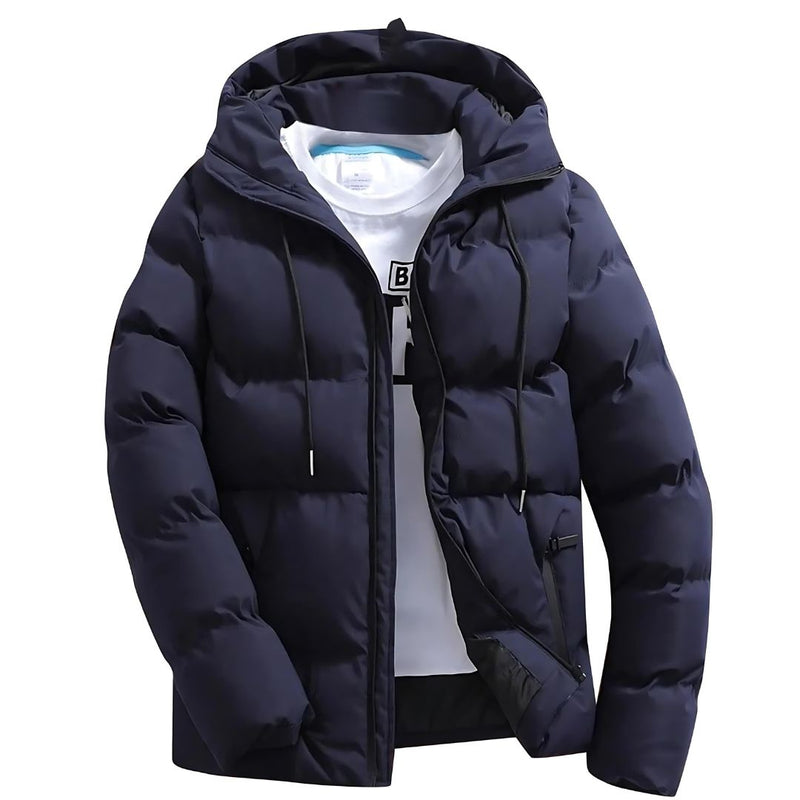 Heren winterparka met donsvulling en weerbestendige buitenlaag – Axton