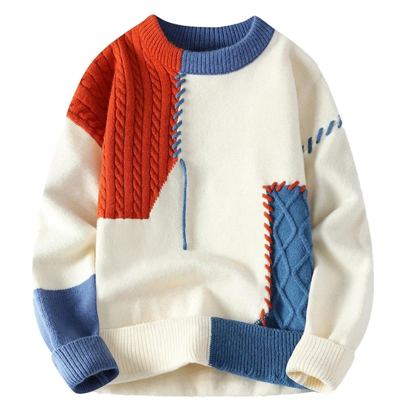 Trendy Gebreide Trui met Comfort en Stijl – Enzo