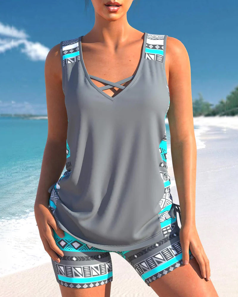 Tankini Badpak Dames Buikbedekking Comfortabel – Solenya