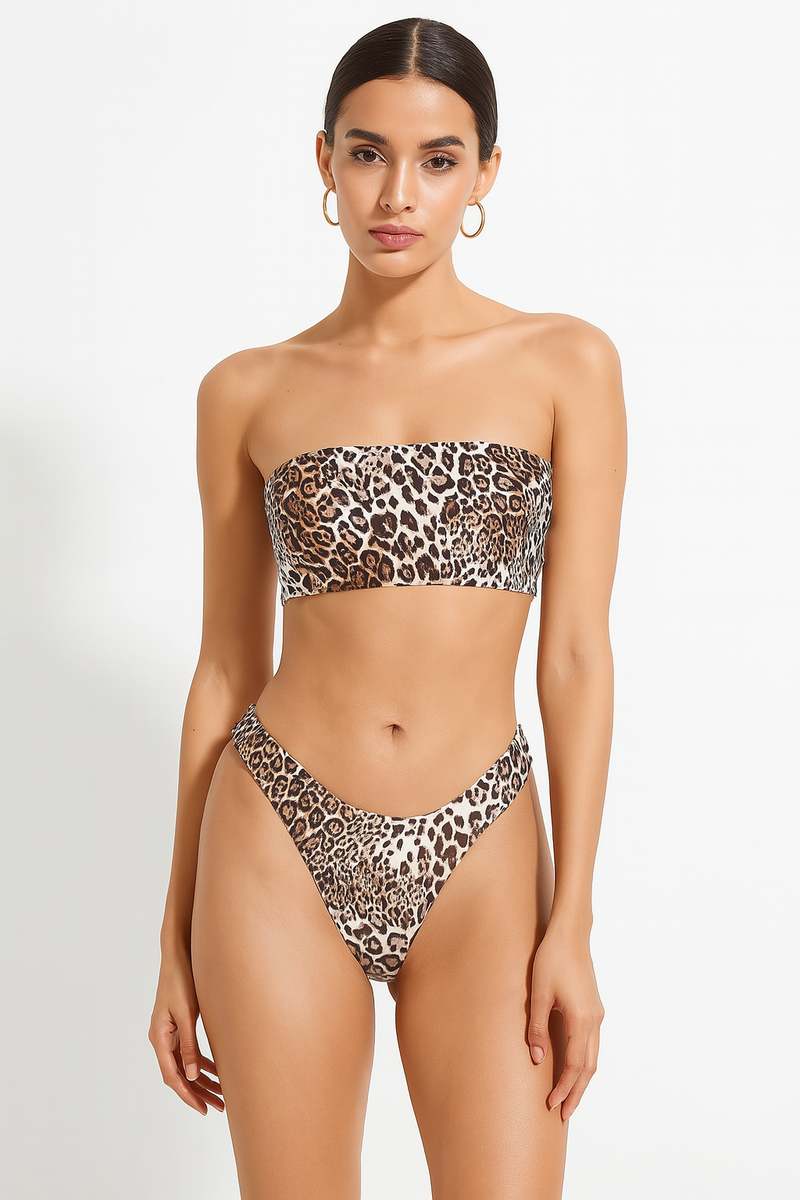 Bikini dames luipaardprint trendy verstelbaar comfortabel – Zayla