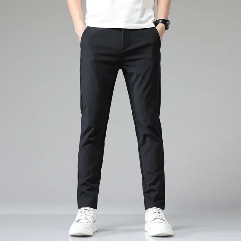 Stretch herenbroek met elastische tailleband – Ruben
