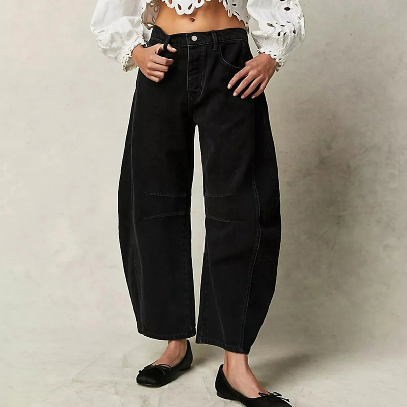 Dames Jeans Hoge Taille Comfort Stretch Denim – Zovella