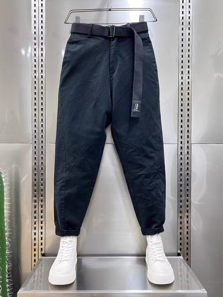 Herenbroek Urban Katoen Verstelbare Taille Cropped – Travilo