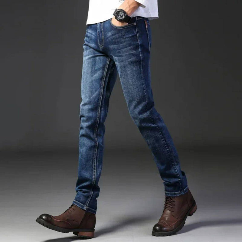 Elastische Rechte Denim Broek voor Heren – Tobias