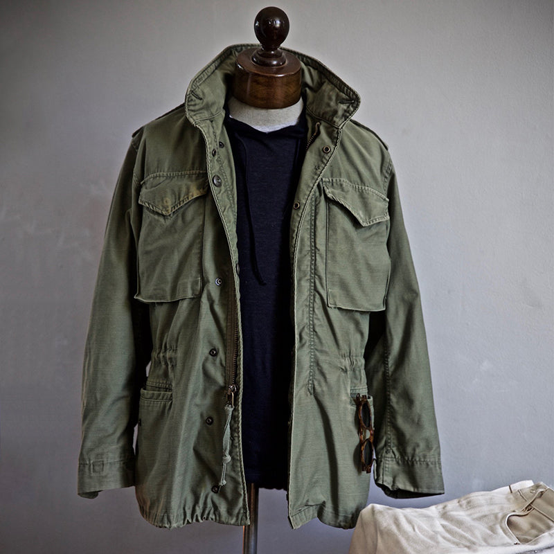 Vietnam stijl heren veldjas met capuchon – Mason