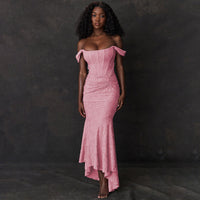 Fishtail Maxi Jurk met Luxe Uitstraling en Perfecte Pasvorm – Amélie
