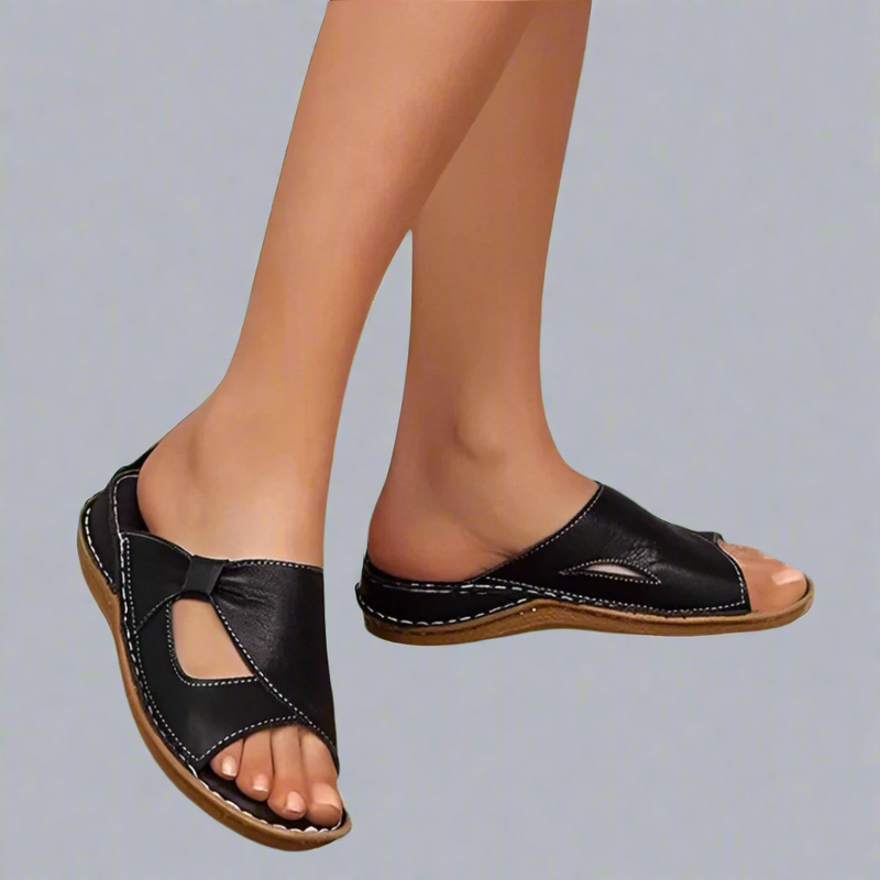 Orthopedische dames sandalen met steun en grip – Sofine