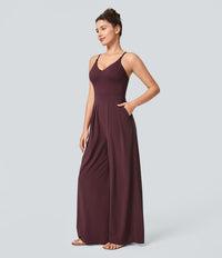 Luchtige Backless Jumpsuit voor Dames – Elise