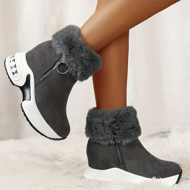 Warme comfortabele winterlaarzen voor dames - Renate