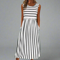 Elegante zomerjurk dames comfortabel luchtig - Fleur