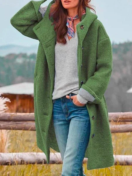 Warme Hoodie met Cape en Comfortabele Pasvorm - Roos