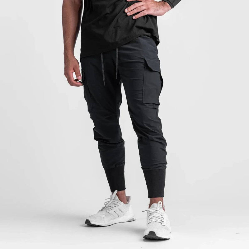 Heren cargo joggers met trekkoord en zakken – Tobias