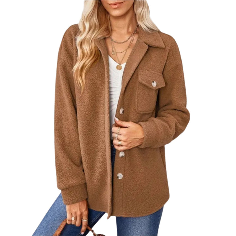 Klassieke damesjas van wol voor herfst en winter – Elise