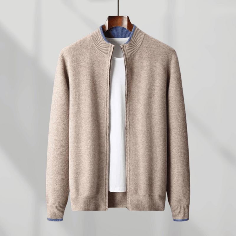 Kasjmier heren vest met rits – Laurent