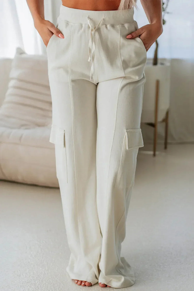 Trendy casual broek met rechte pijpen – Sophie