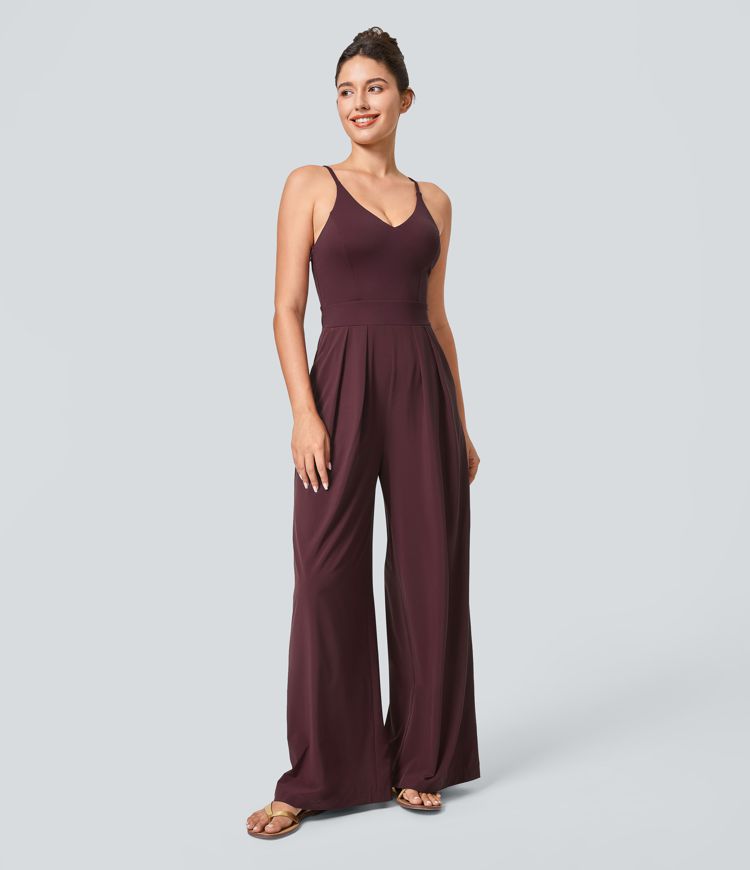 Luchtige Backless Jumpsuit voor Dames – Elise
