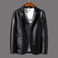 Heren Leren Blazer voor Stijl en Comfort - Christiaan