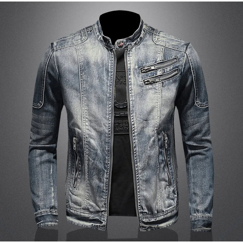 Denimjack heren slim-fit comfortabel en stijlvol – Bram