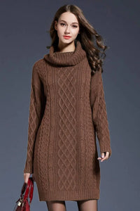 Gebreide Sweater Jurk met Elegante Pasvorm – Sophie