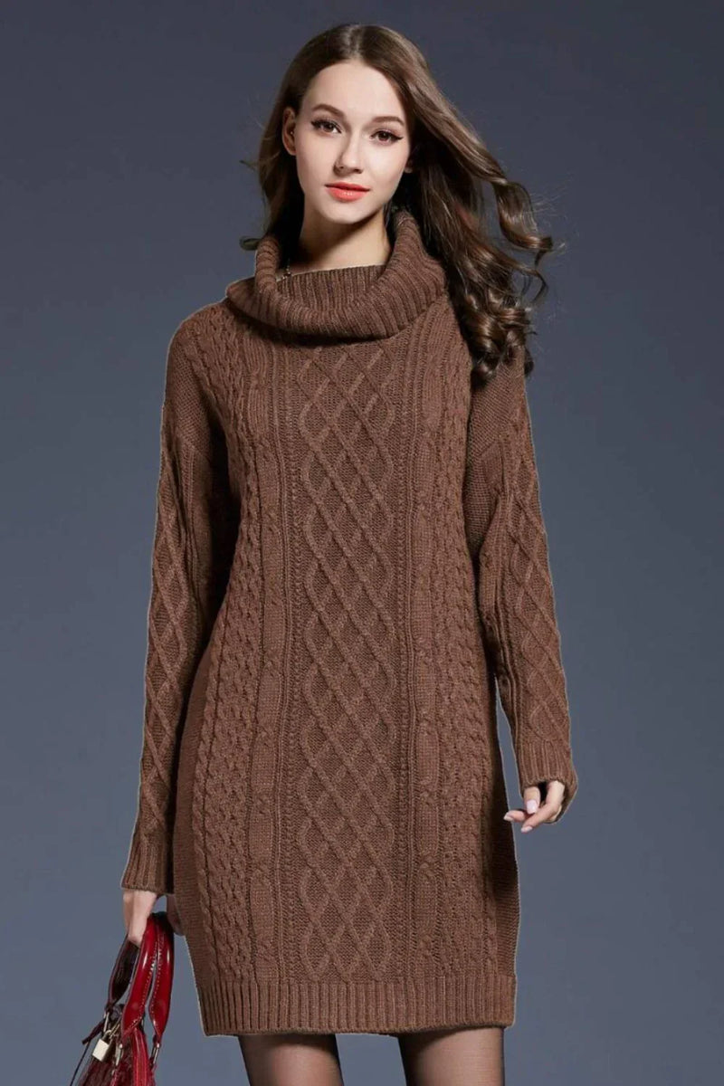 Gebreide Sweater Jurk met Elegante Pasvorm – Sophie
