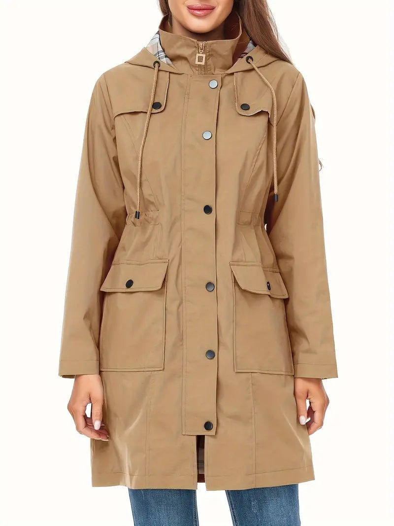 Waterafstotende dames trenchcoat met riem – Valerie