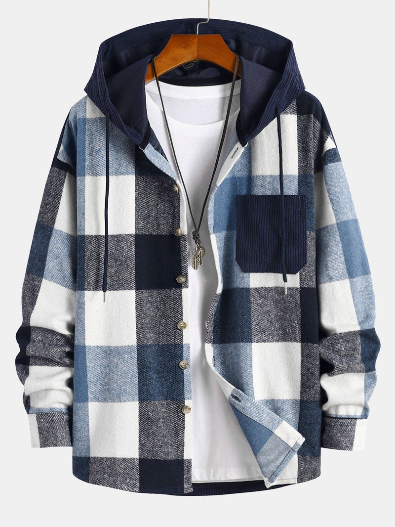 Hoodie met klassiek ruitpatroon voor koude dagen - Jochem
