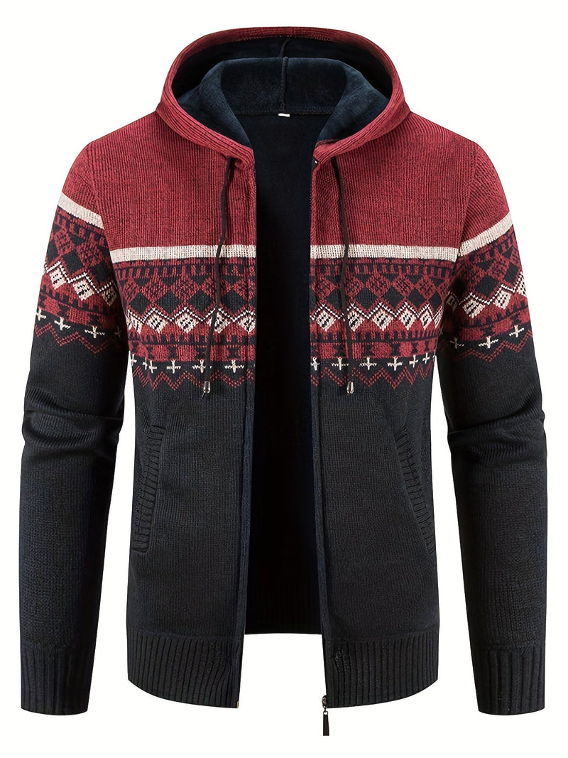 Warm en stijlvol vest met capuchon en rits – Jasper