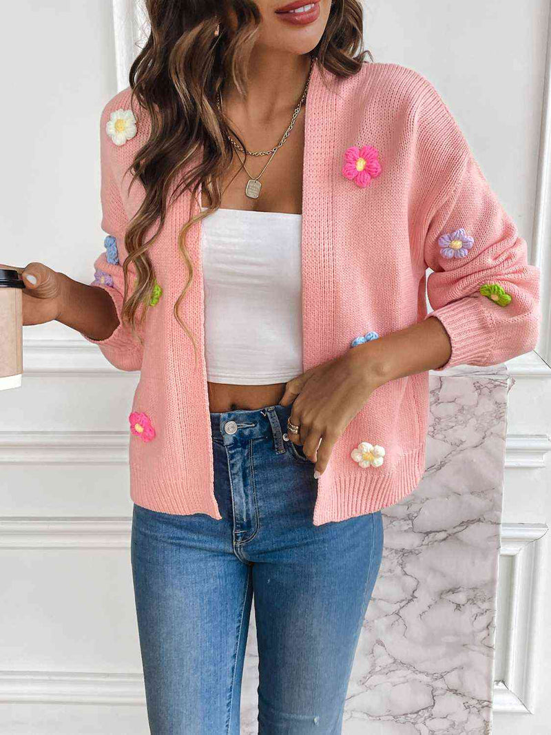 Bloemetjes Cardigan met Luchtige Pasvorm – Sophie