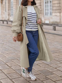 Tijdloze dames trenchcoat met ceintuur – Olivia