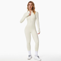 Dames winter jumpsuit fleece gevoerd stretch en flatterend – Viretta