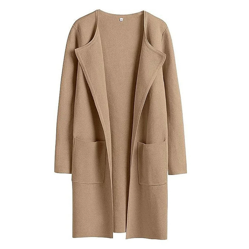 Lang Warm Damesvest met Elegante Pasvorm – Olivia