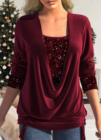 Glitter Top met Pailletten voor Feestelijke Looks - Pien