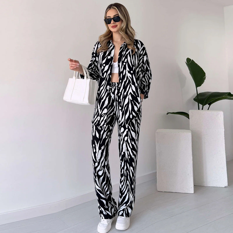 Luxe dames set met zachte stof en chique flair – Elurea