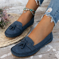 Orthopedische vintage loafers met strik – Lise