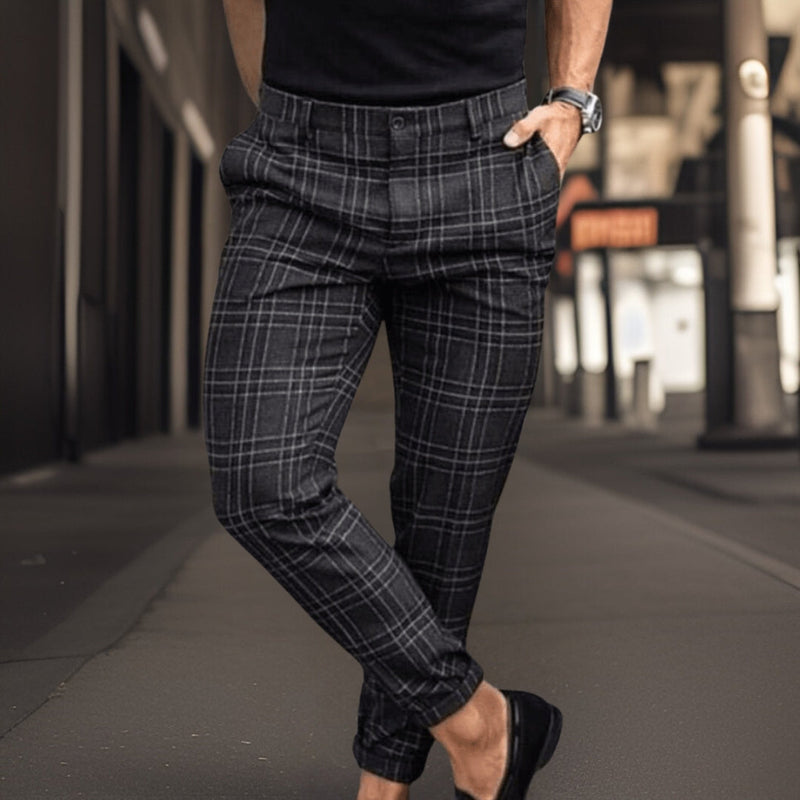 Geruite Chino Broek voor Heren – Tobias