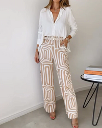 Twee-Delige Dames Set Comfort Chic Stijl – Valerisso